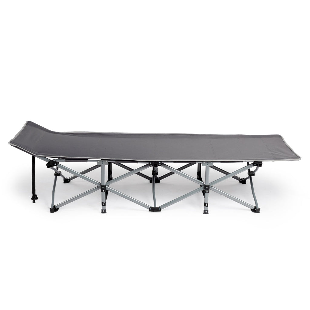 Folding Camping Cot Bed with Soft Pad, Portable Outdoor Cot awehax-if
