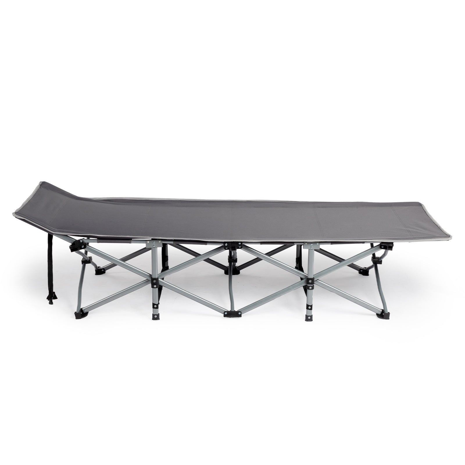 Folding Camping Cot Bed with Soft Pad, Portable Outdoor Cot awehax-if