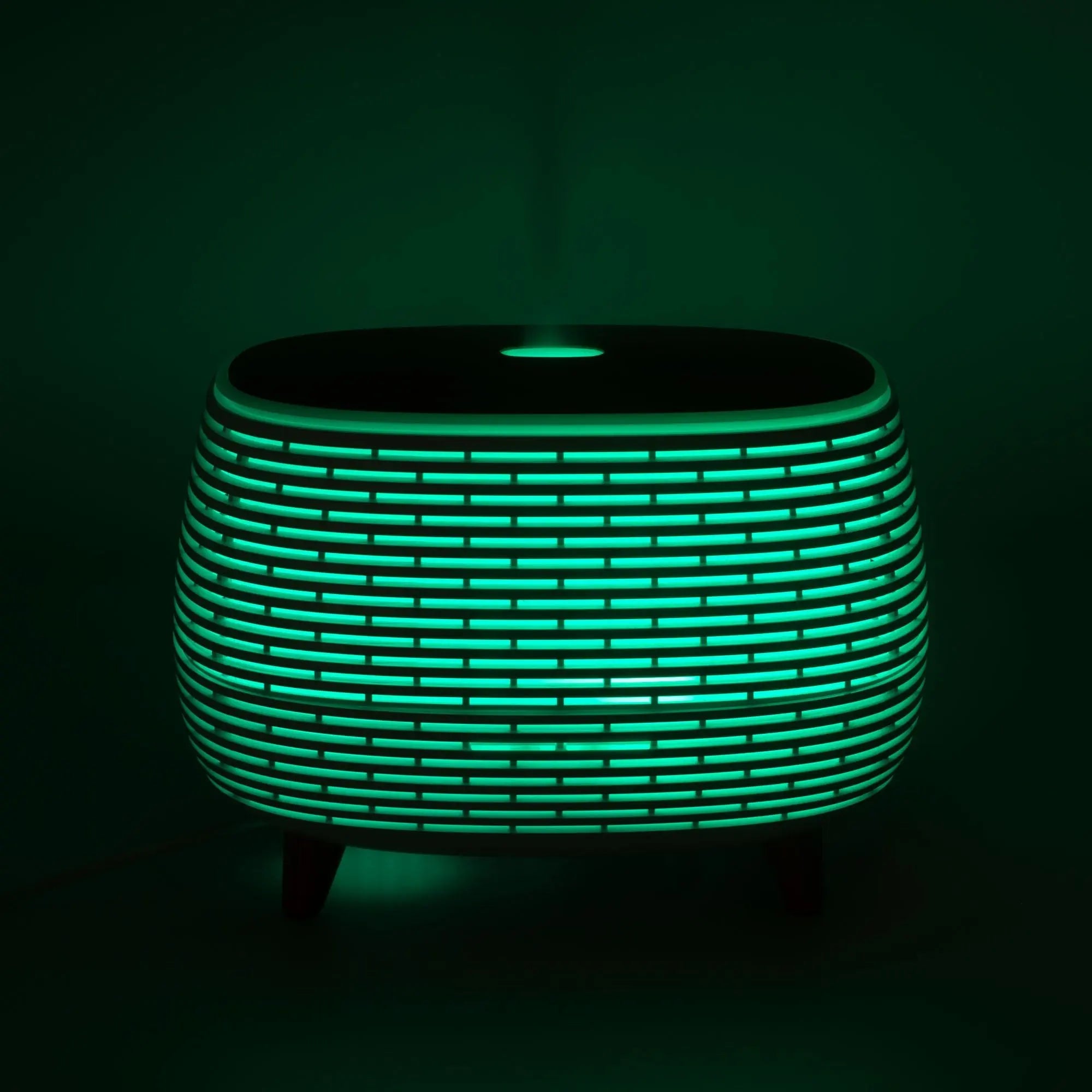 Futuristic Ribbed Aroma Diffuser with Colour-Changing Light AW Dropship UK