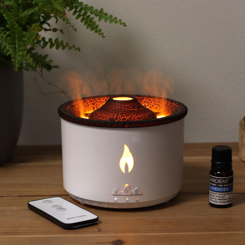 Medium Volcano Effect Aroma Diffuser (plug) Two Colours -360ml AW Dropship UK