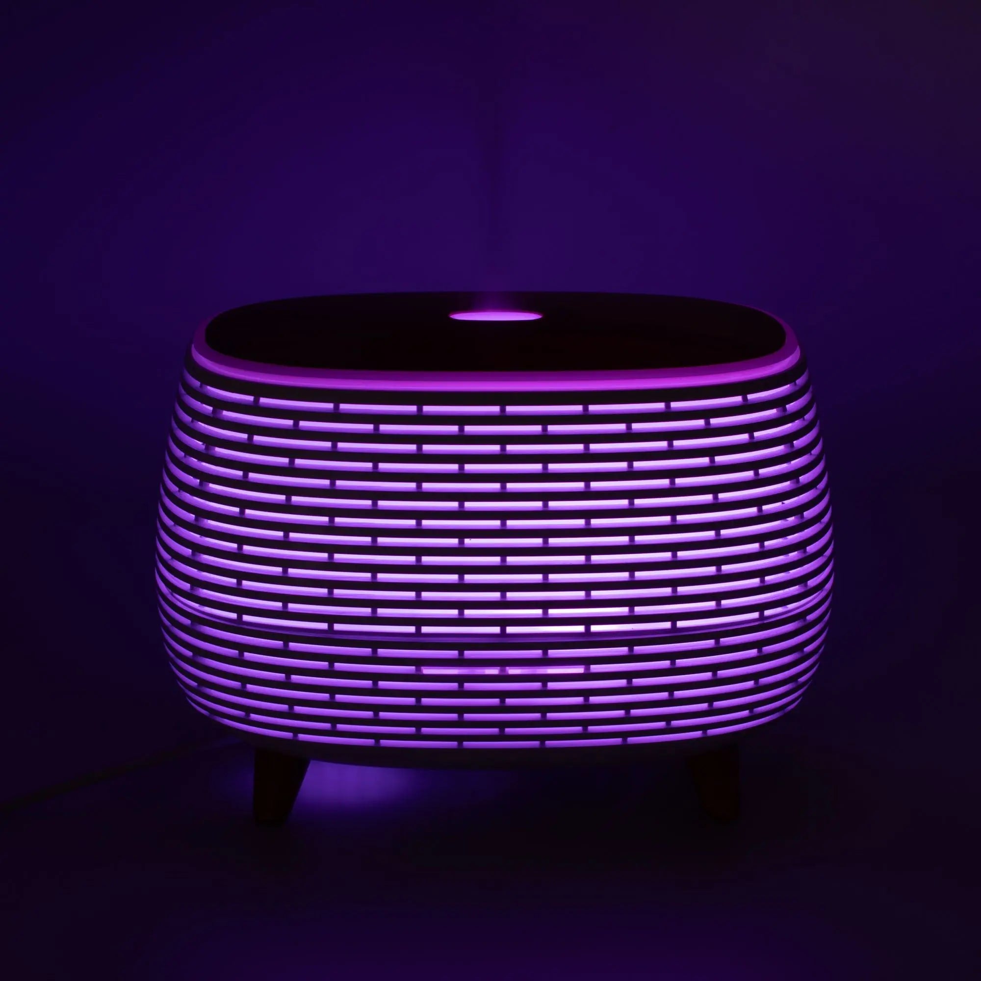 Futuristic Ribbed Aroma Diffuser with Colour-Changing Light AW Dropship UK