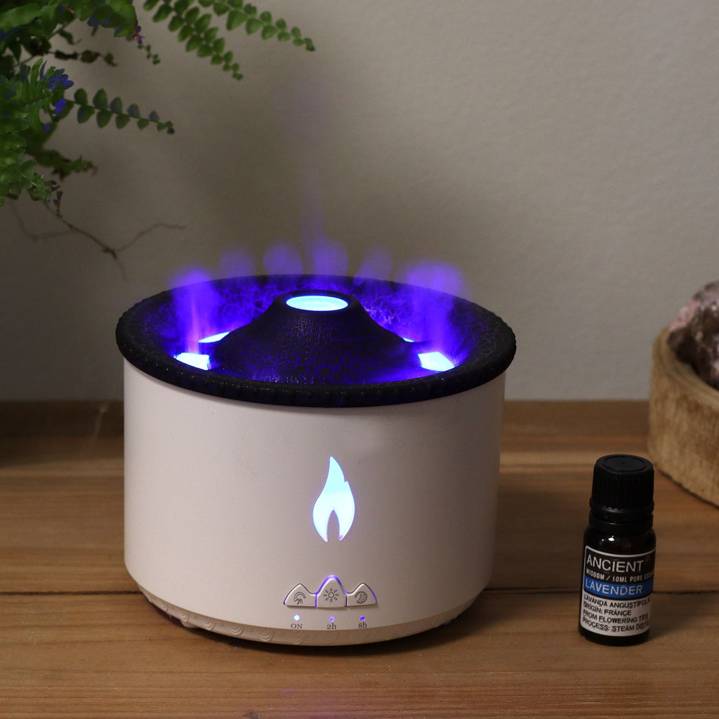 Medium Volcano Effect Aroma Diffuser (plug) Two Colours -360ml AW Dropship UK