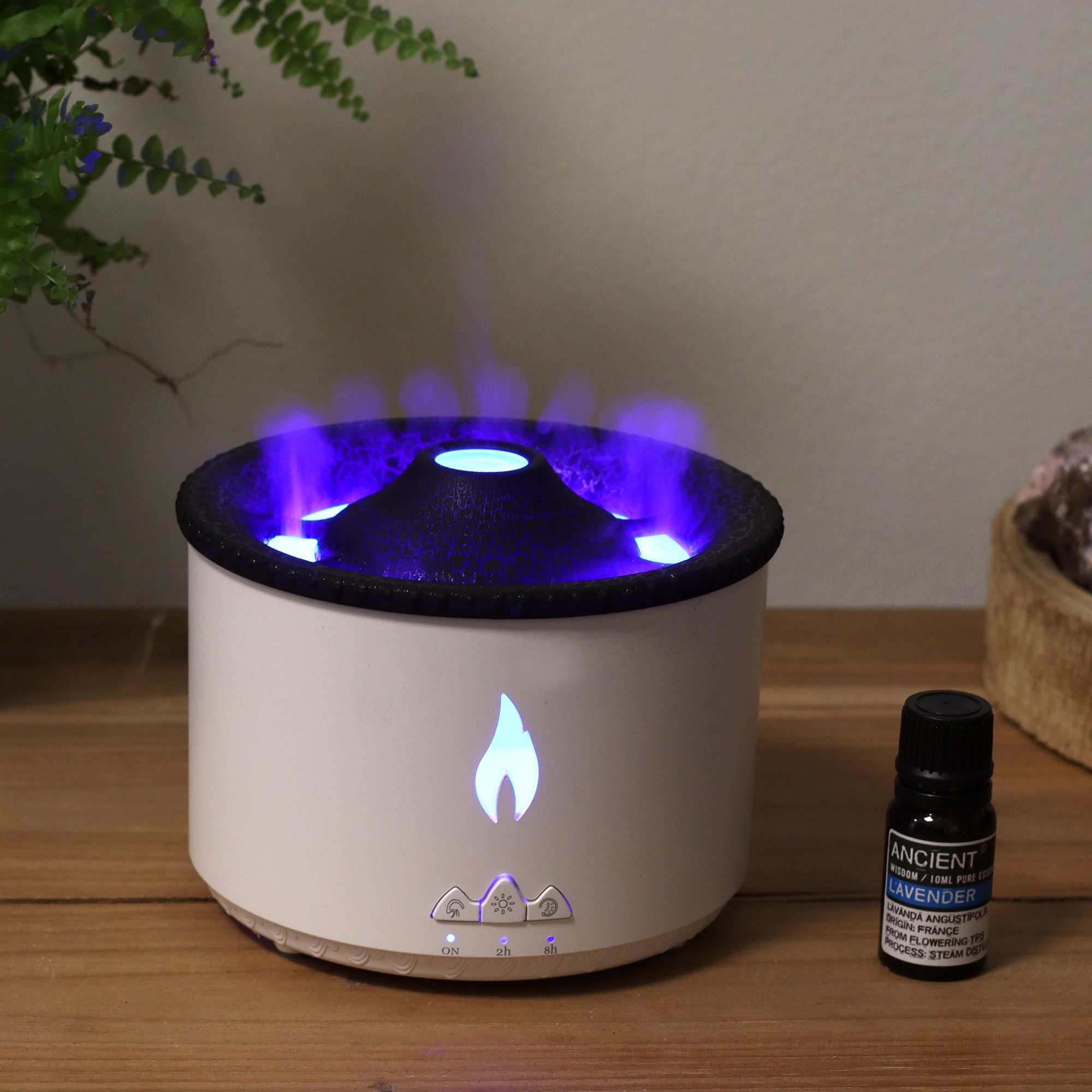 Medium Volcano Effect Aroma Diffuser (plug) Two Colours -360ml AW Dropship UK