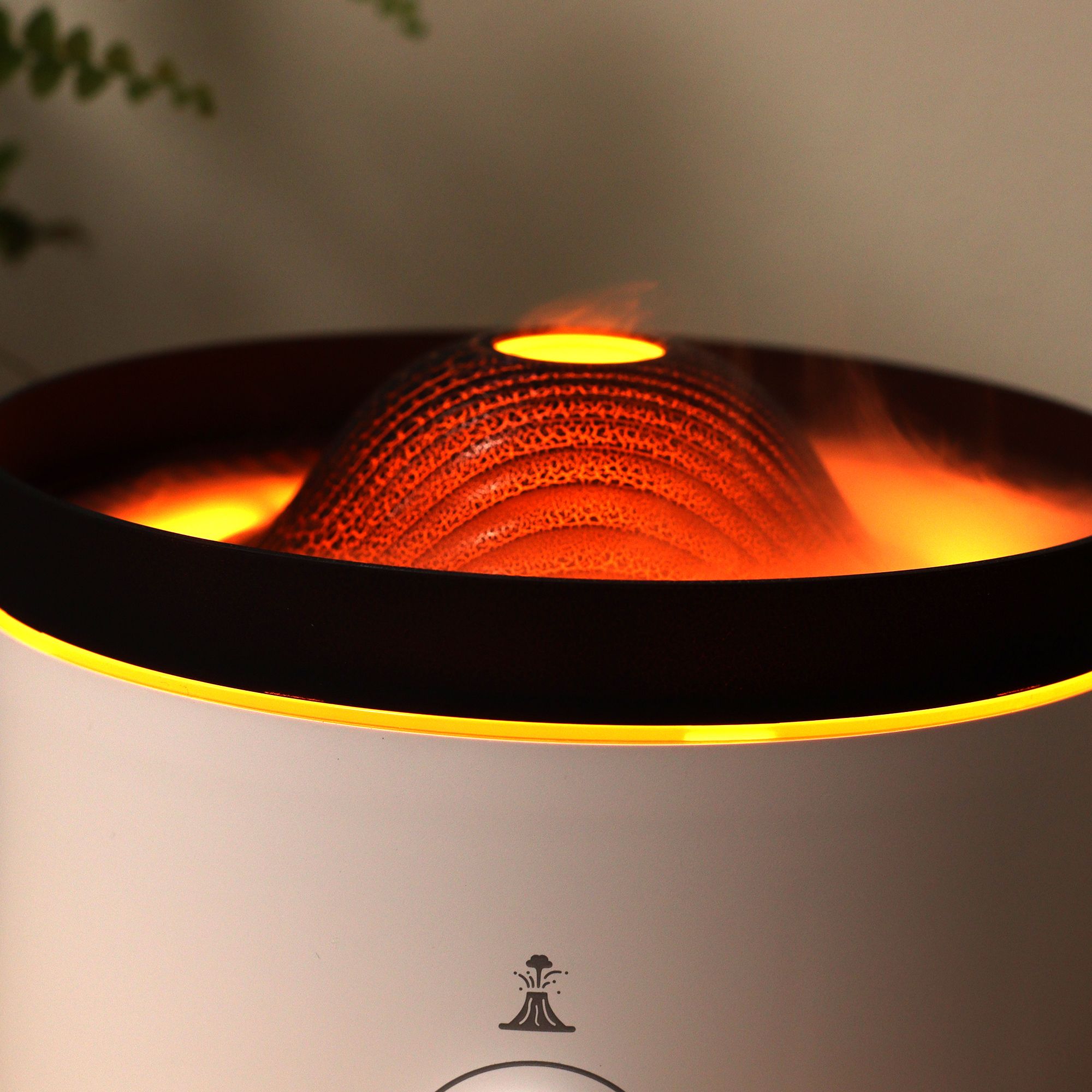 Large Volcano Effect Aroma Diffuser (plug) Two Colours - 560ml AW Dropship UK