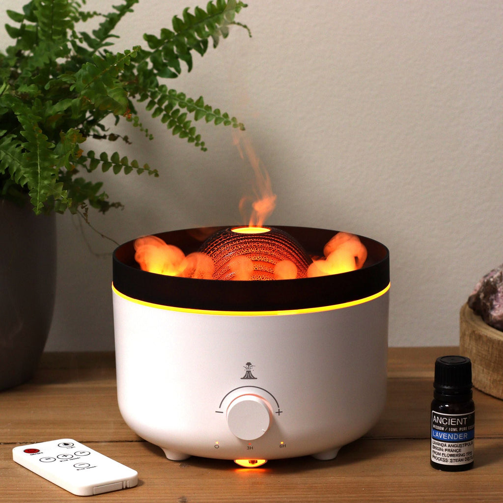 Large Volcano Effect Aroma Diffuser (plug) Two Colours - 560ml AW Dropship UK