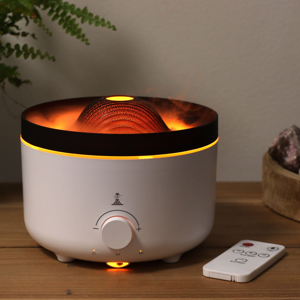 Large Volcano Effect Aroma Diffuser (plug) Two Colours - 560ml AW Dropship UK