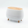 Futuristic Ribbed Aroma Diffuser with Colour-Changing Light AW Dropship UK