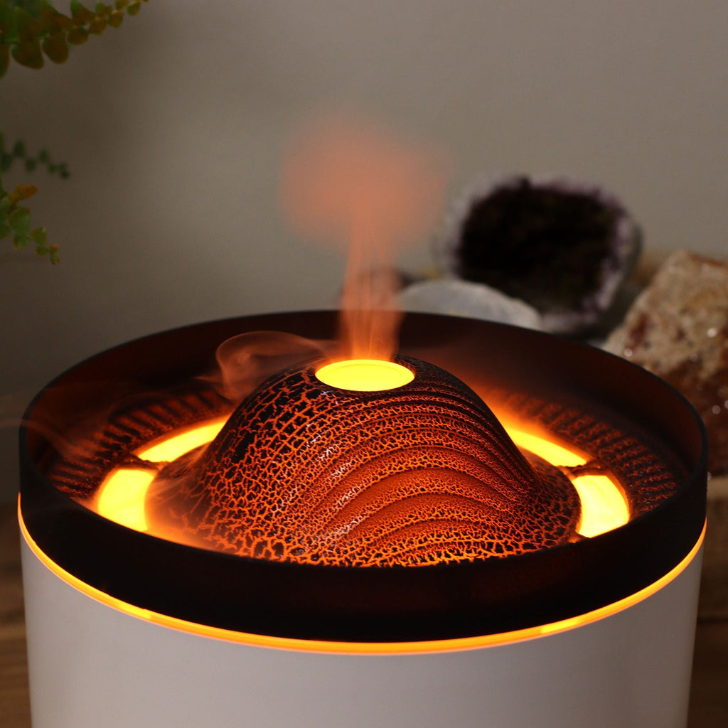 Large Volcano Effect Aroma Diffuser (plug) Two Colours - 560ml AW Dropship UK