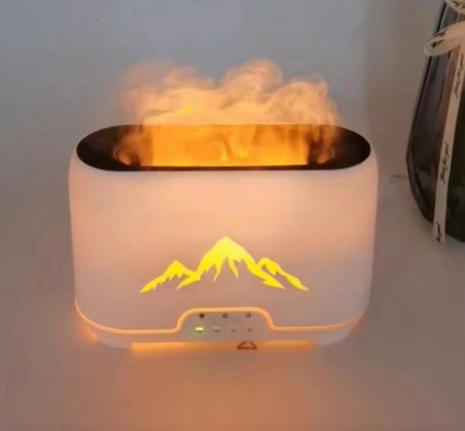 Himalayas Aroma Diffuser - USB-C - Remote control - Flame Effect AW Dropship UK