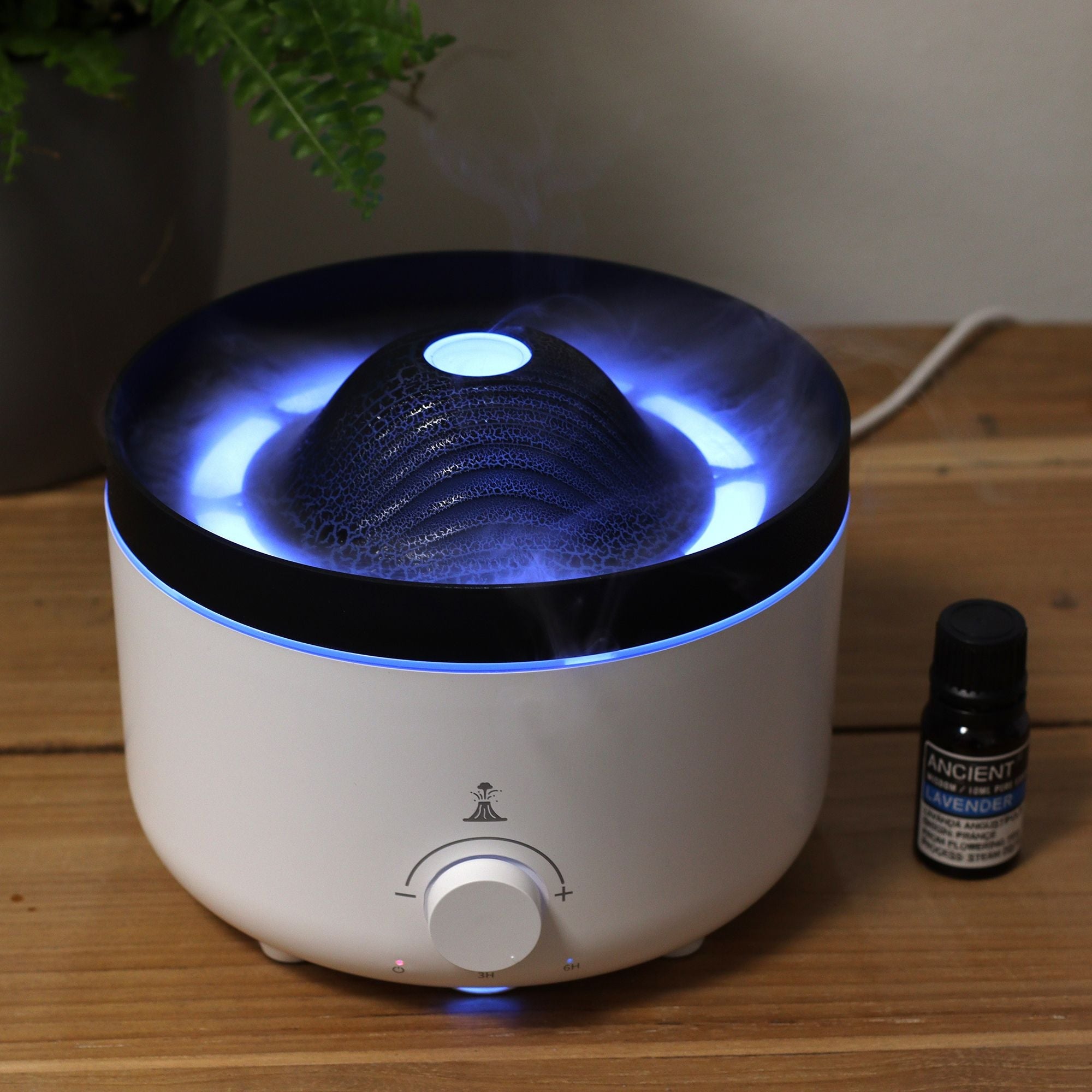 Large Volcano Effect Aroma Diffuser (plug) Two Colours - 560ml AW Dropship UK