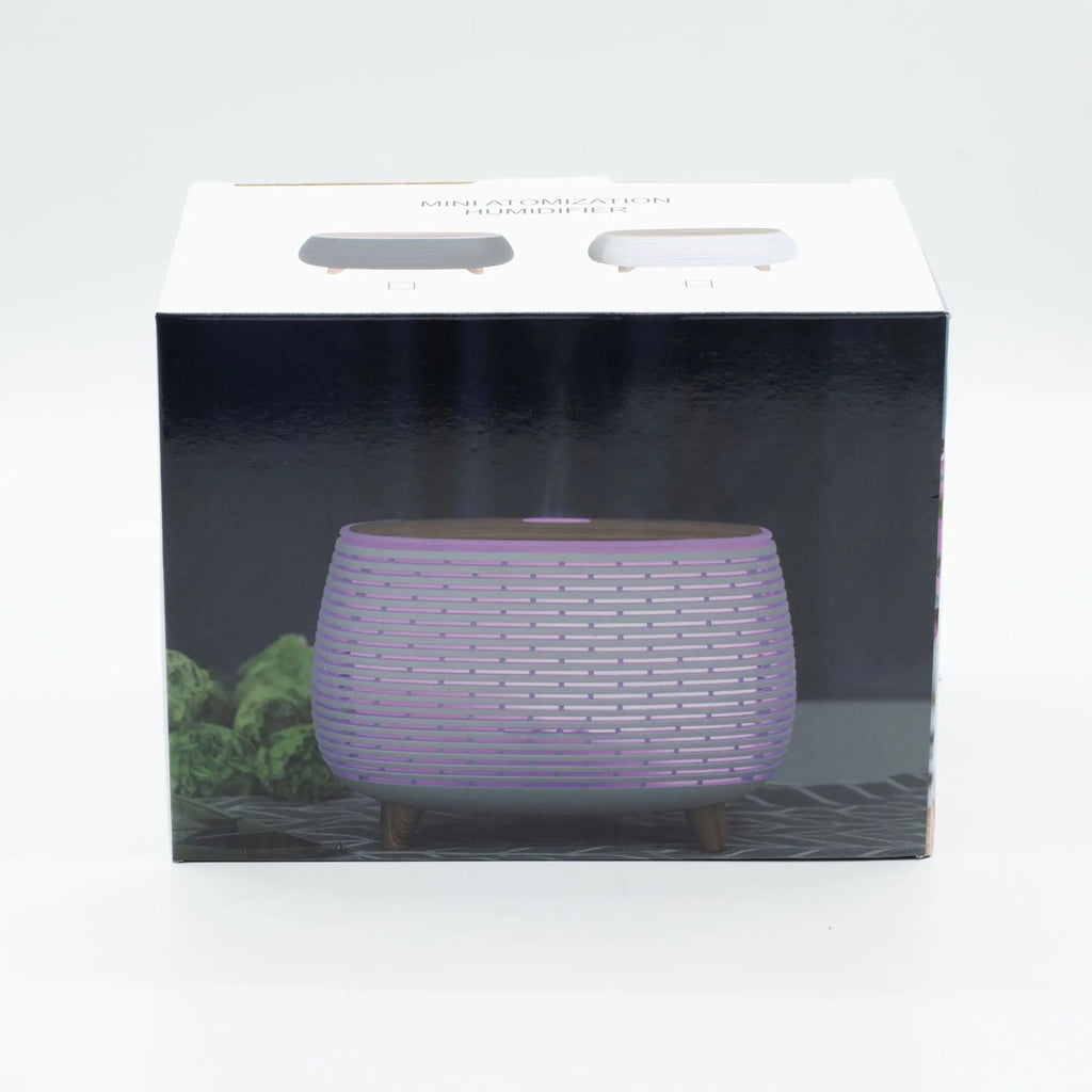 Futuristic Ribbed Aroma Diffuser with Colour-Changing Light AW Dropship UK