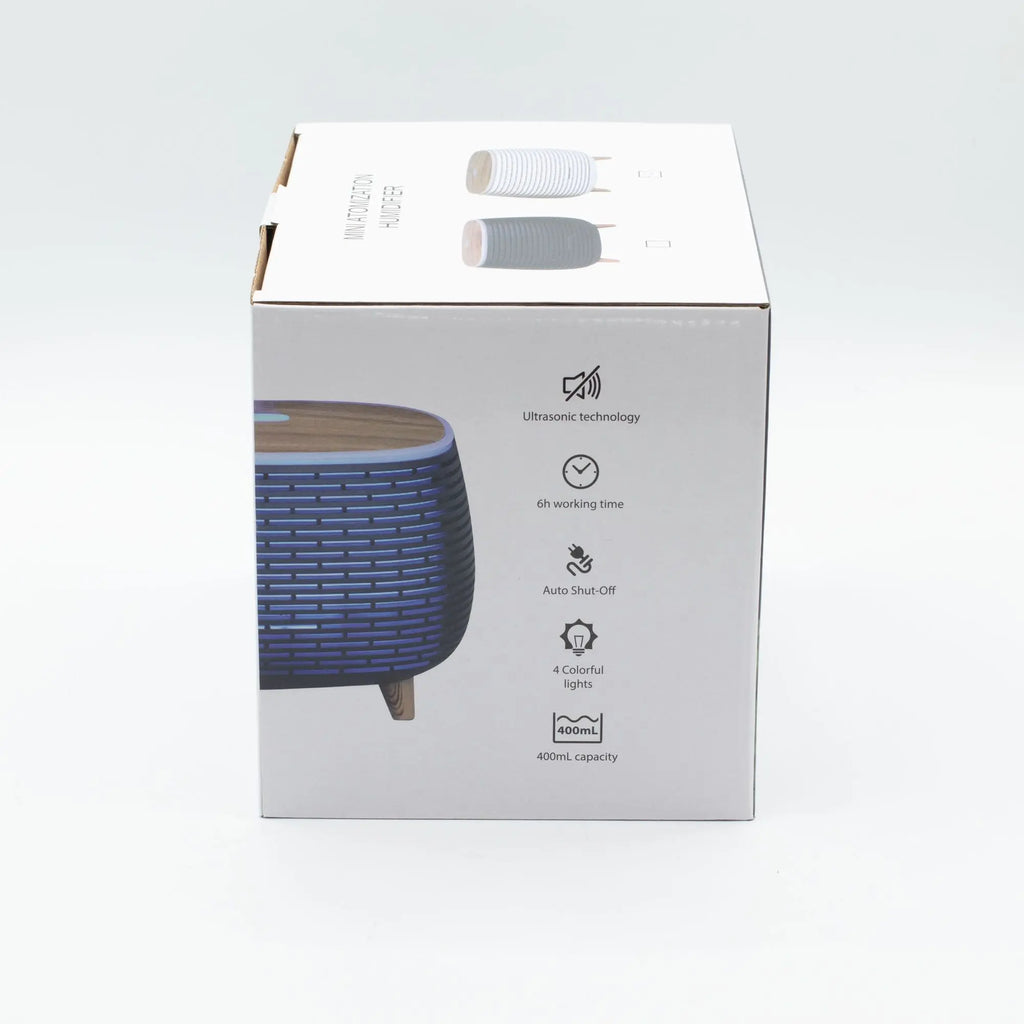 Futuristic Ribbed Aroma Diffuser with Colour-Changing Light AW Dropship UK