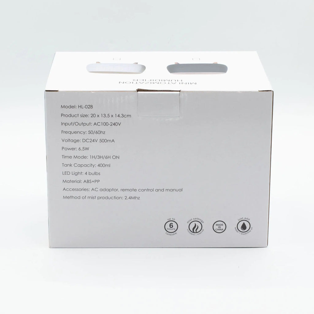 Futuristic Ribbed Aroma Diffuser with Colour-Changing Light AW Dropship UK