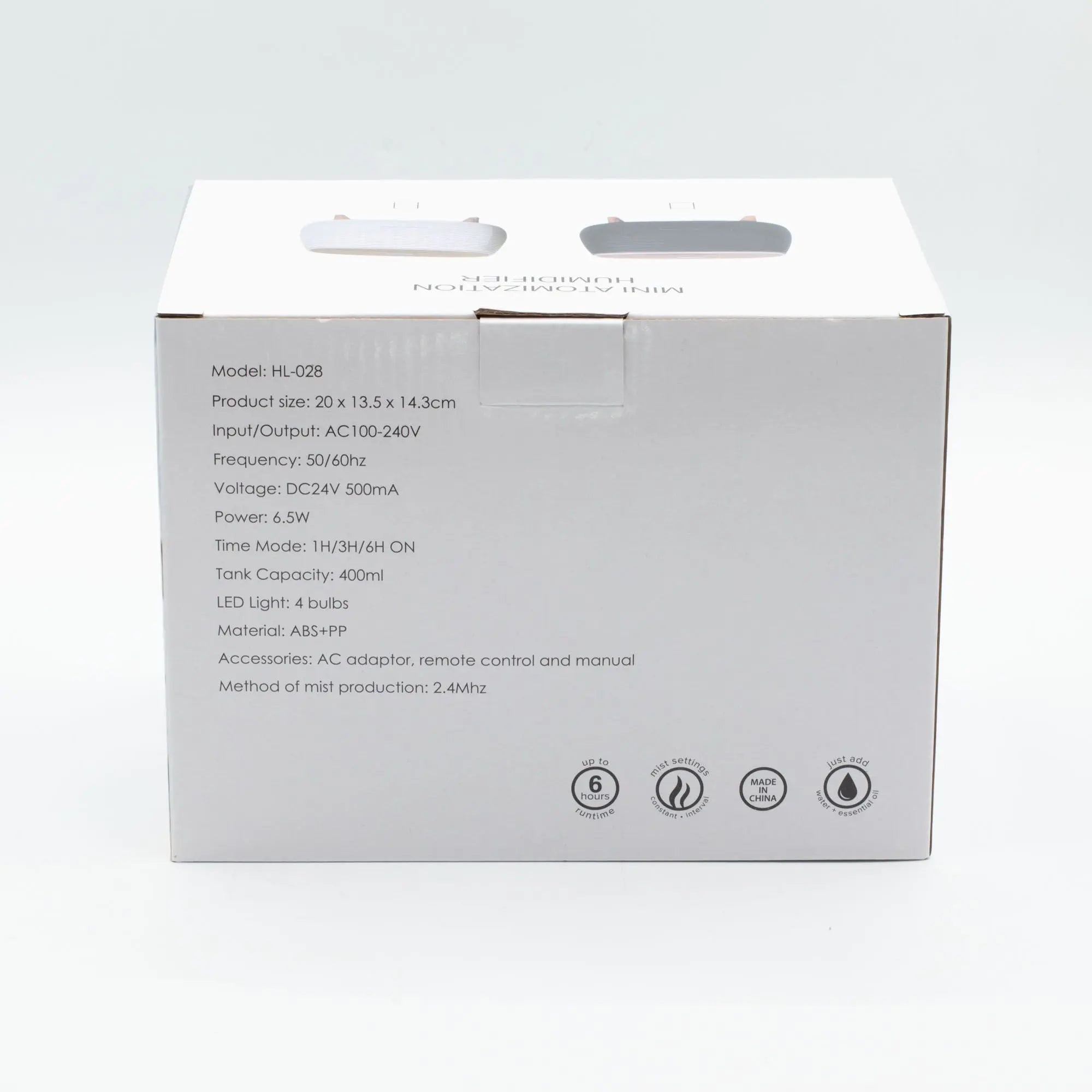 Futuristic Ribbed Aroma Diffuser with Colour-Changing Light AW Dropship UK