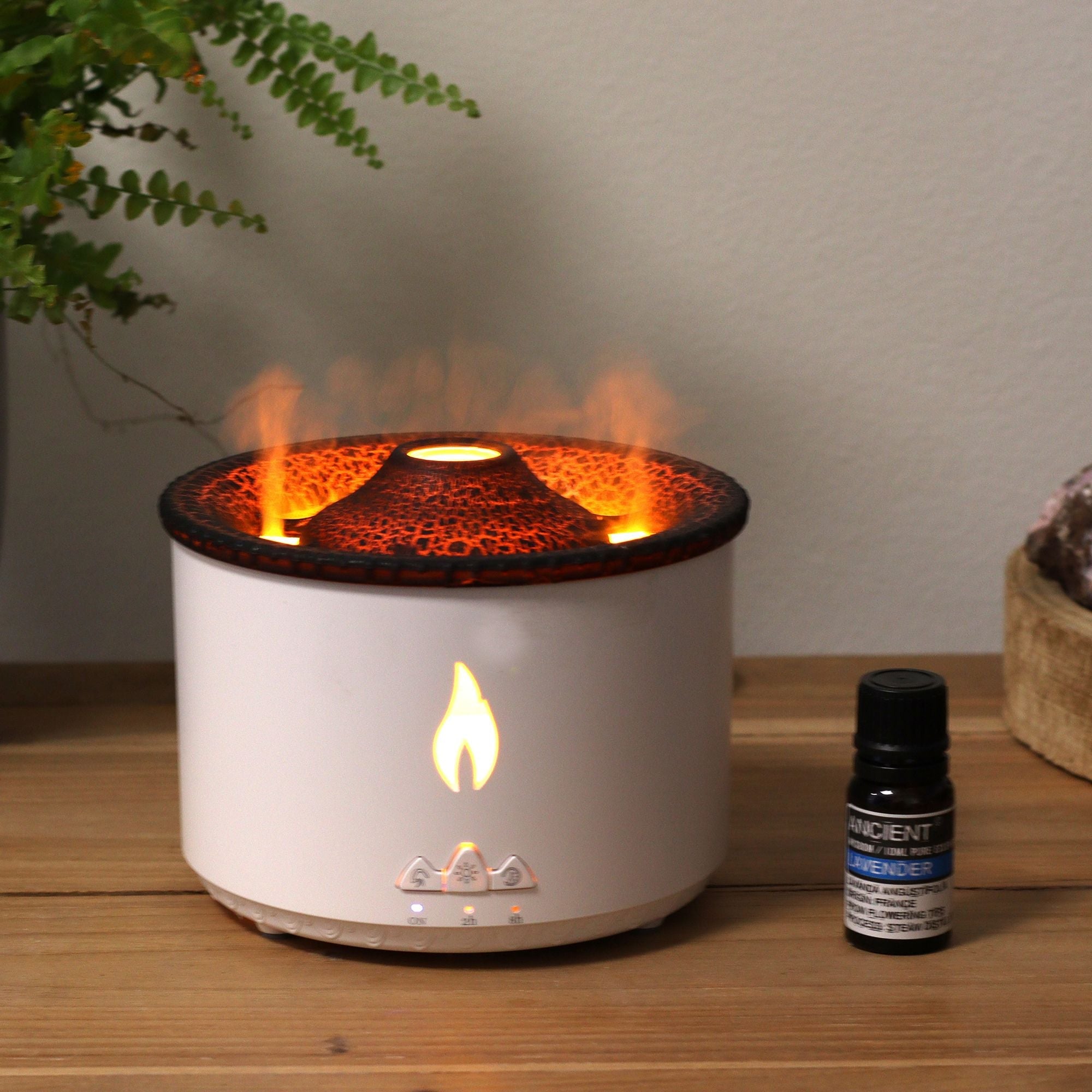Medium Volcano Effect Aroma Diffuser (plug) Two Colours -360ml AW Dropship UK