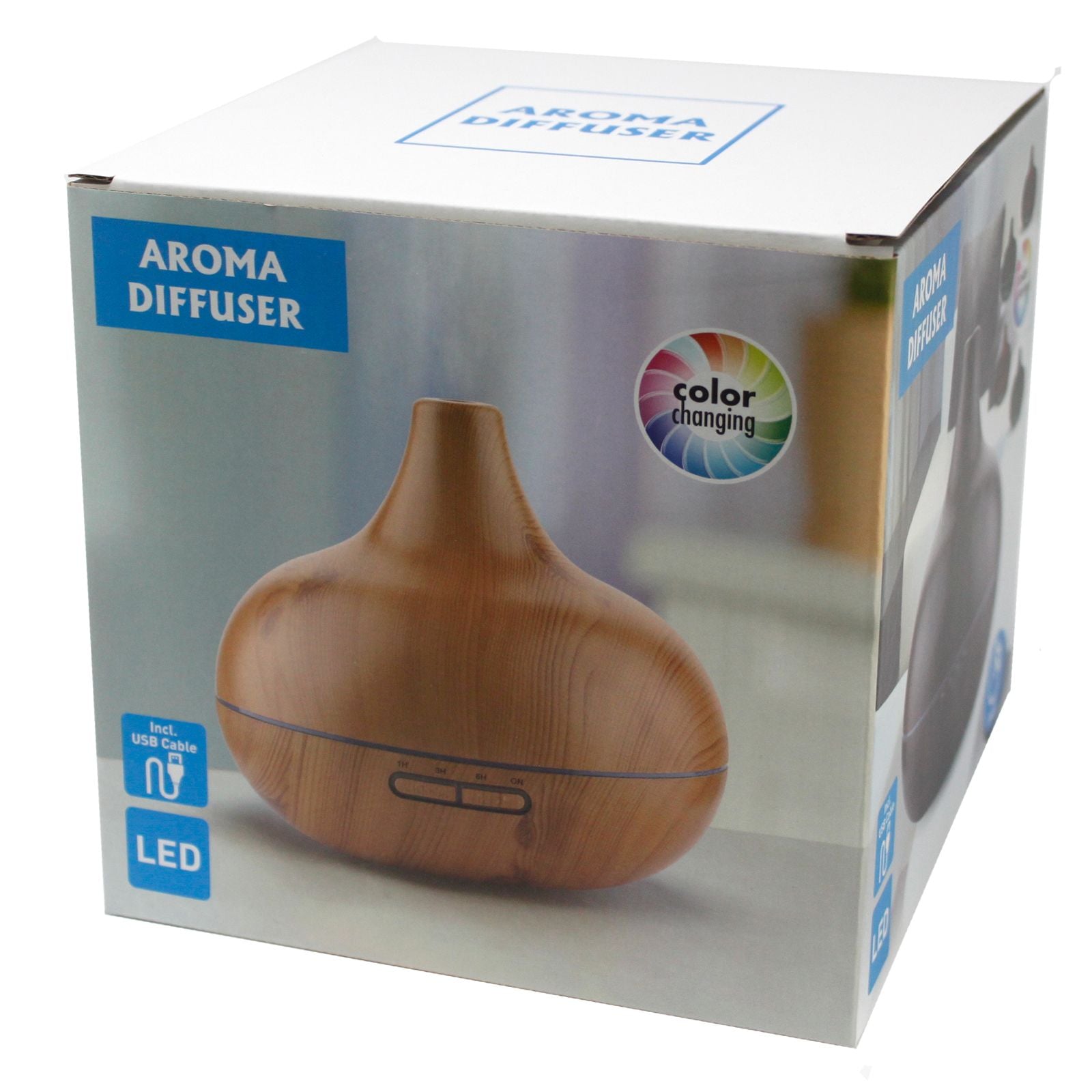 Santorini Atomiser - Shell Effect - USB - Colour Change - Timer AW Dropship UK
